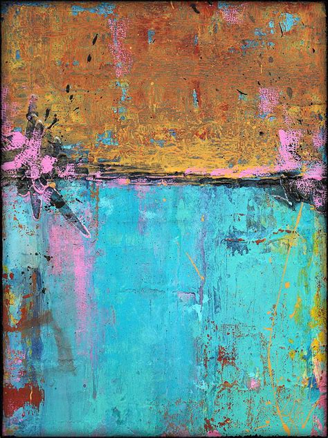 Montego Bay Urban Abstract Painting Painting By Liz Moran