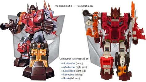 Every Transformers G1 Combiners Comparison List Transformers Truck