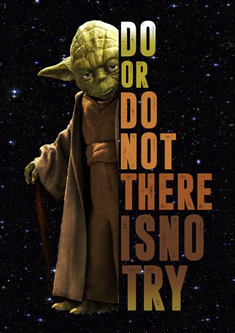 The official music video for there you'll be premiered on youtube on tuesday the 22nd of may 2001. Do Or Do Not There Is No Try Yoda Poster