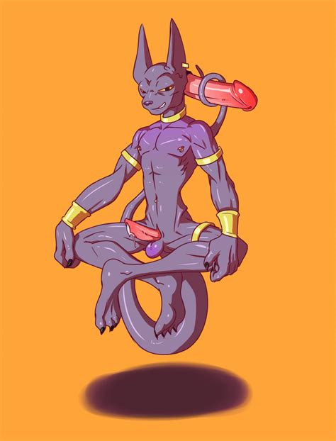 Rule 34 Balls Beerus Crystalryder Cum Dragon Ball Dragon Ball Z Floating Gay Looking At Viewer