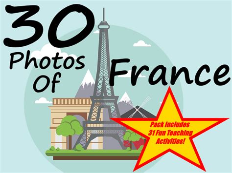30 Photos About France 31 Fun Teaching Activities For These Cards