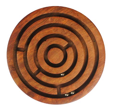 Aark Wooden Labyrinth Board Game Ball In Maze Puzzle Educational Game