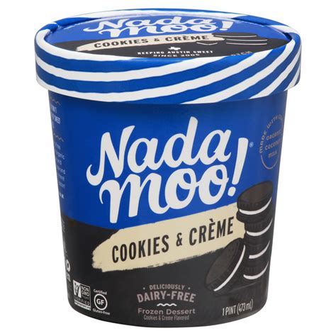 Save On Nada Moo Dairy Free Frozen Dessert Cookies Creme Order