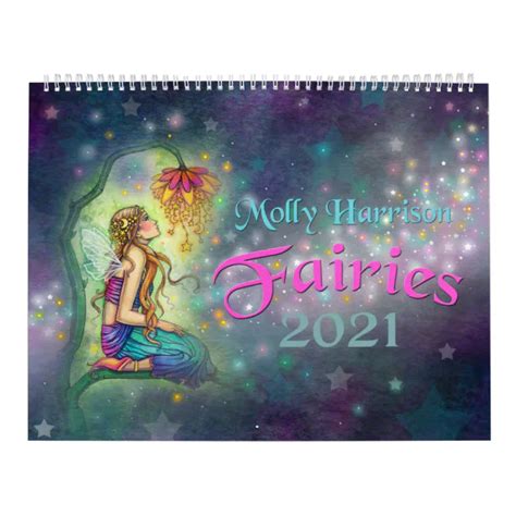 Molly Harrison Fairies 2021 Wall Calendar Zazzle