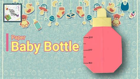 How To Make Diy Paper Baby Bottle Easy Steps Youtube