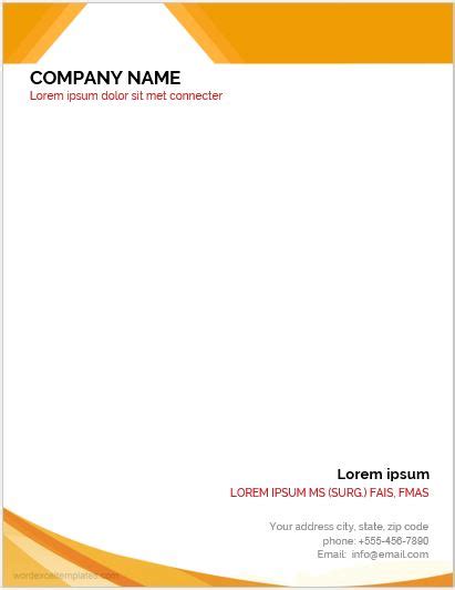 11 Best Business Letterhead Templates For Ms Word Word
