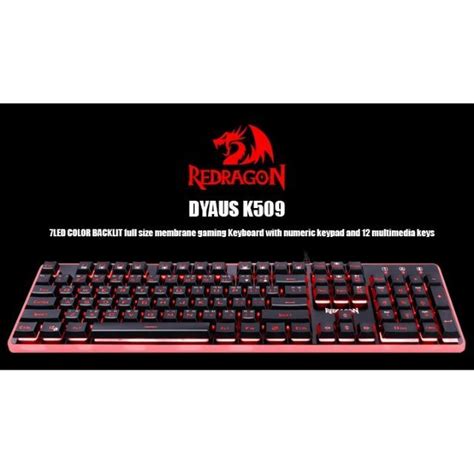 Redragon Dyaus 2 K509 Rgb Gaming Keyboard Shopee Philippines