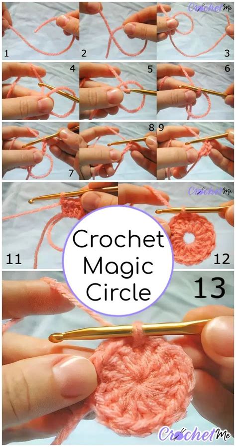 Crochet Magic Circle Or Magic Ring Step By Step Tutorial Crochet
