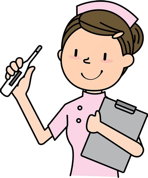 Nurse With Thermometer Clipart Free Download Transparent Png Creazilla