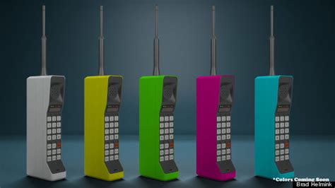 1980s Brick Phone Bluetooth Enabled Smartphone Accessory Lets You