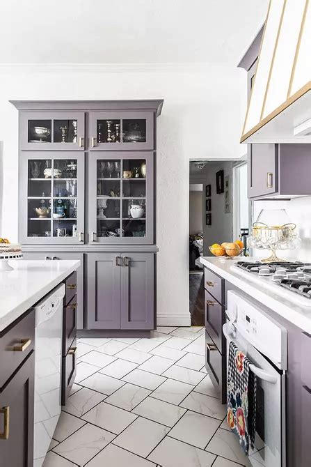 18 Beautiful Pastel Kitchens Youll Love Grey Kitchen Designs Purple