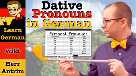Dative Case Personal Pronouns In German Youtube