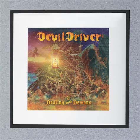 Devildriver Dealing With Demons Vol Ii Album Cover Poster Lost Posters