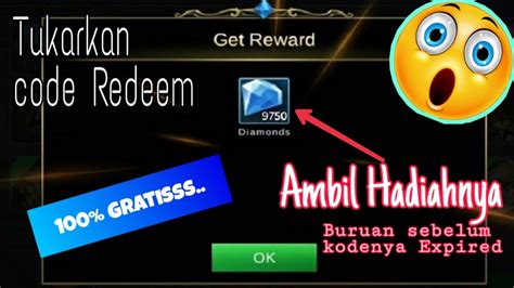 Ada kode redeem mobile legends terbaru nih untuk kalian, yang pati kode ini bisa kalian tukarkan dengan hadiah yang keren, lumayankan dari pada kalian beli itemnya dengan diamond atau battle point mending kalian dapatkan secara gratis dari kode ini. Code redeem mobile legends terbaru | juni 2020 - YouTube