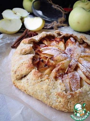 Постная овсяная галета с яблоками – кулинарный рецепт Картинка - Постная овсяная галета с яблоками – кулинарный рецепт