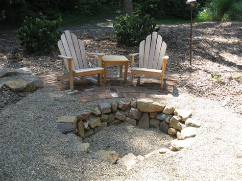 Outdoor Stone Patio Firepit By Cording Landscape Design Cording