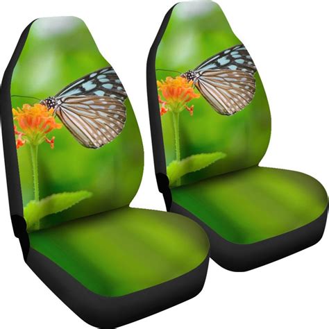 butterfly seat covers set of 2 2 front car seat covers etsy uk