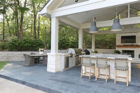 Outdoor Kitchen And Pool House Project Reveal