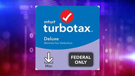 TurboTax Deluxe 2021 Tax Software Federal Tax Return Only With Federal