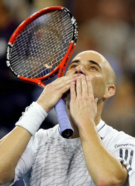 Love Music And Peace Agassi Won His Final Opener At Us Open 2006 阿格西美