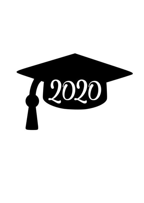 Graduation Cap 2020 Svg File Digital Download For Cricut And Etsy In