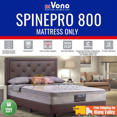 Top 10 mattress brands in malaysia. *EXTRA GIFT* Vono SpinePro 800 Mattress, Intalok Spring ...