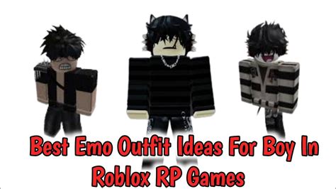 New 3 Boys Emo Outfits Id Codes For Brookhaven Rp Berry Avenue And