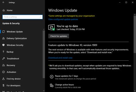 How To Upgrade To Windows 10 Version 1909
