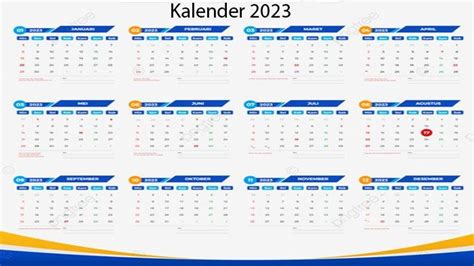 Kalender 2023 Lengkap Libur Nasional Dan Cuti Bersama