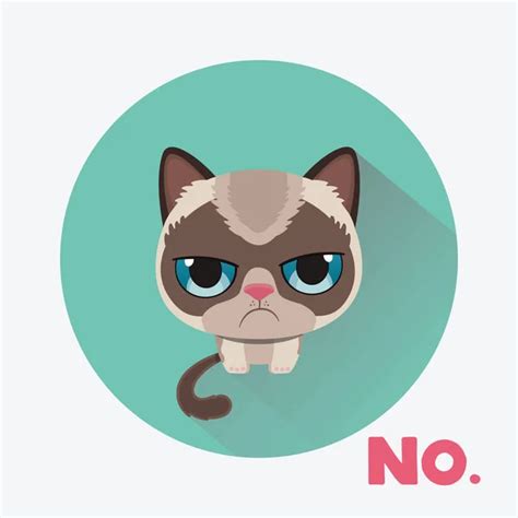 grumpy cat vector art stock images depositphotos