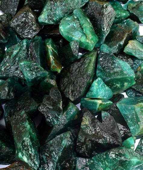 Green Emerald Gemstone Rough 3000 Ct Natural Colombian Lot Etsy