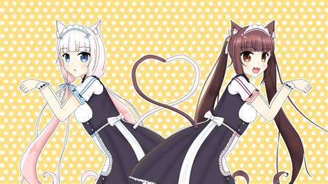 twin cats chocola and vanilla fanart [nekopara] r anime