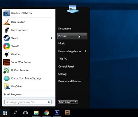 How To Get The Windows 7 Start Menu In Windows 10