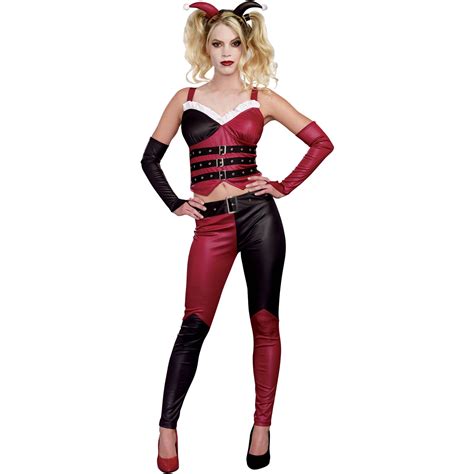 harlequin hottie adult women s halloween costume medium