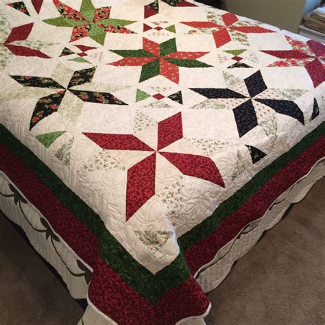 Big Star Christmas Quilt Quiltsbyme