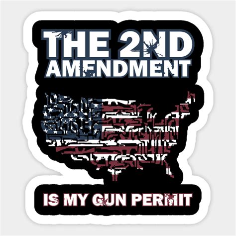 2nd Amendment 2nd Amendment Sticker Teepublic