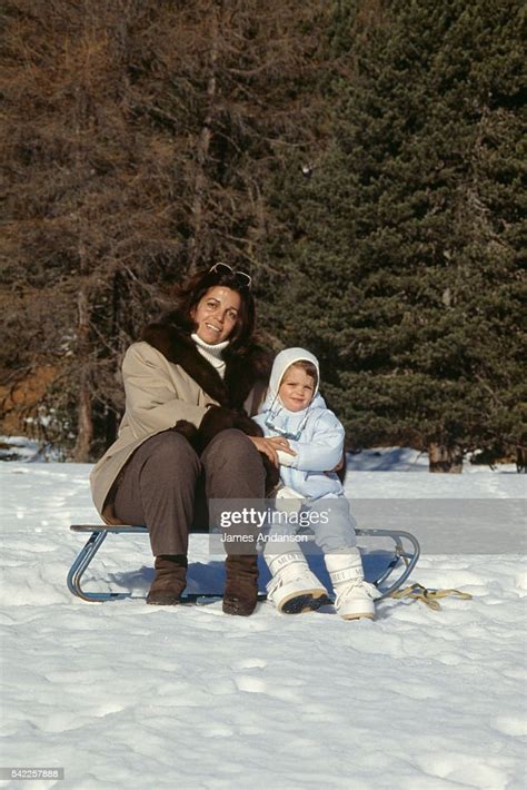 Christina Onassis With Her Daughter Athina Onassis Roussel Nearly