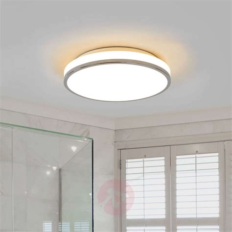 We won't be beaten on price. Lyss LED bathroom ceiling light with chrome frame | Lights ...