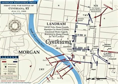 Battles Of Cynthiana Kentucky Morgans Raids South And Western