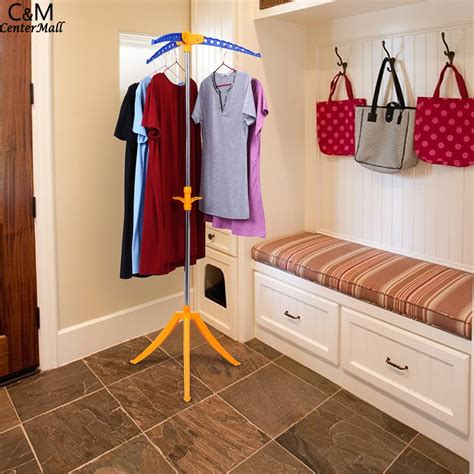 Buy cloth hanger stand starting at just rs.299 from our online store. 21 PCS Foldable Clothes Hanger Stand Portable Drying ...