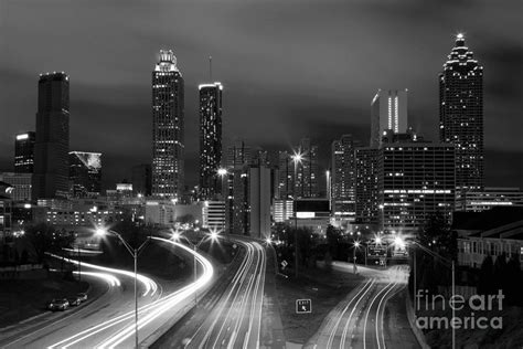 Atlanta Skyline At Dusk Photograph By Bill Cobb Pixels