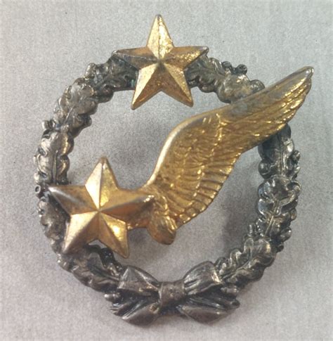 Ancienne insigne brevet ancien élève pilote armée de l air