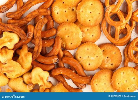 Assorted Aperitif Crackers Stock Image Image Of Variety