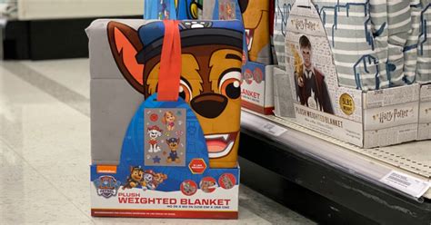Kids Character Weighted Blankets Only $32 at Target | Paw Patrol, Harry