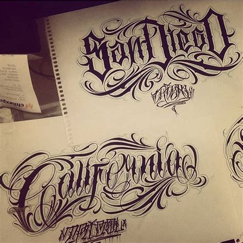 Chicano Tattoo Fonts