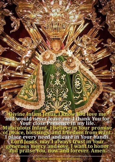 Prayer To Santo NiÑo De Praga Holy Infant Jesus Of Prague