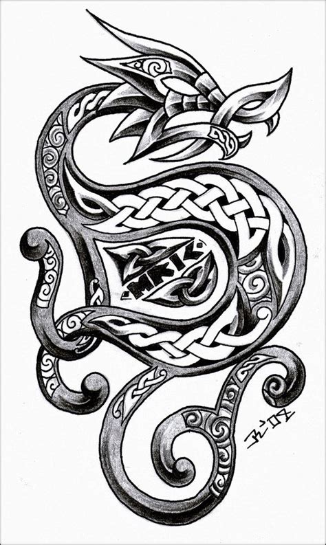 Dragons Celtic Dragon Tattoos Celtic Dragon Dragon Tattoo Designs