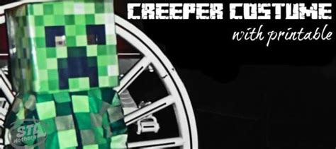 Diy Minecraft Play Armor Made With Foam Creeper Costume Minecraft