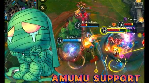 Wild Rift Amumu Support Gameplay Season 7 Build Rune YouTube