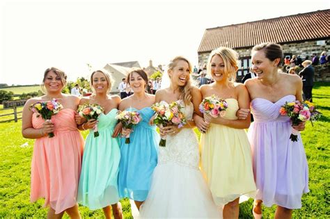 Rock My Wedding The Best UK Wedding Planning Resource Rainbow Bridesmaids Rainbow
